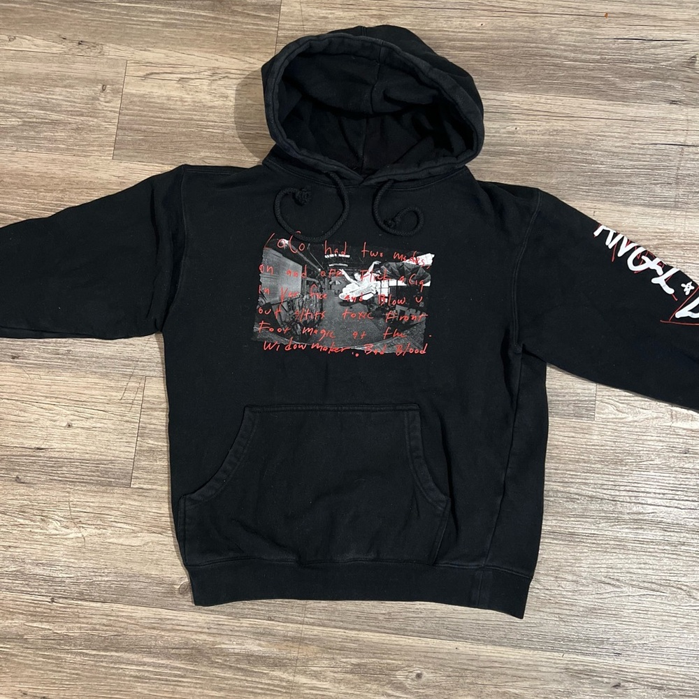 Thrasher Skateboard Angel Dust Coco Phelps Art Grunge Black Hoodie Sweatshirt